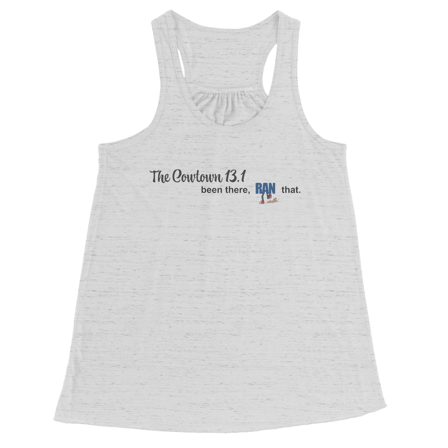 The Cowtown 13.1 Ladies Flowy Tank