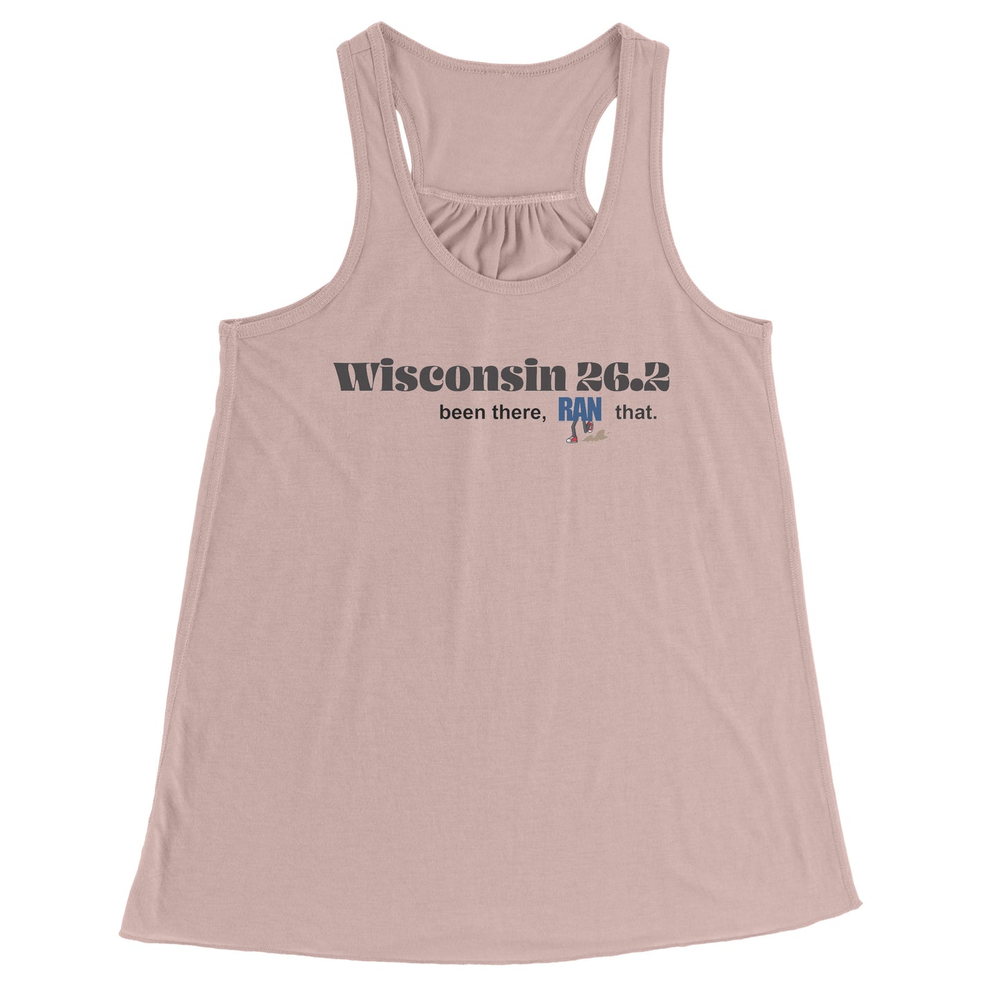 Wisconsin 26.2 Ladies Flowy Tank