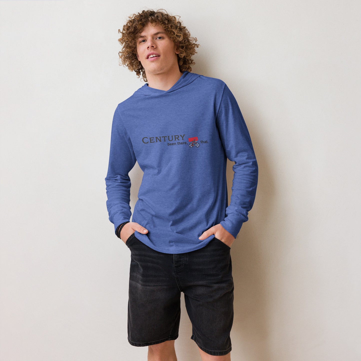 Century Ride Hooded long-sleeve tee