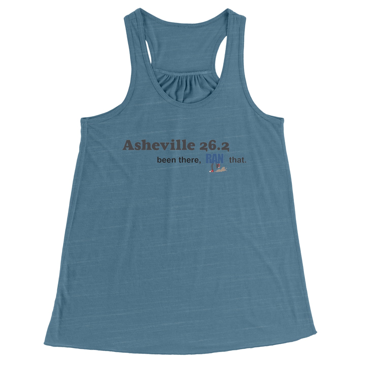 Asheville 26.2 Ladies Flowy Tank