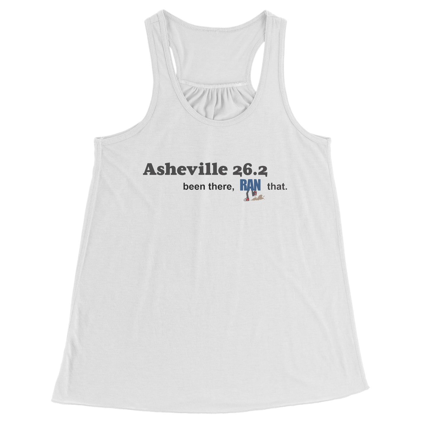 Asheville 26.2 Ladies Flowy Tank