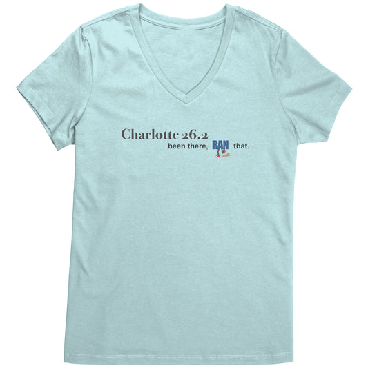 Charlotte 26.2 Ladies V-Neck