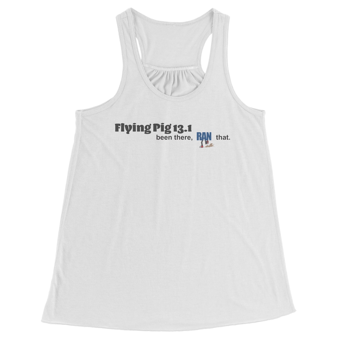Flying Pig 13.1 Ladies Flowy Tank