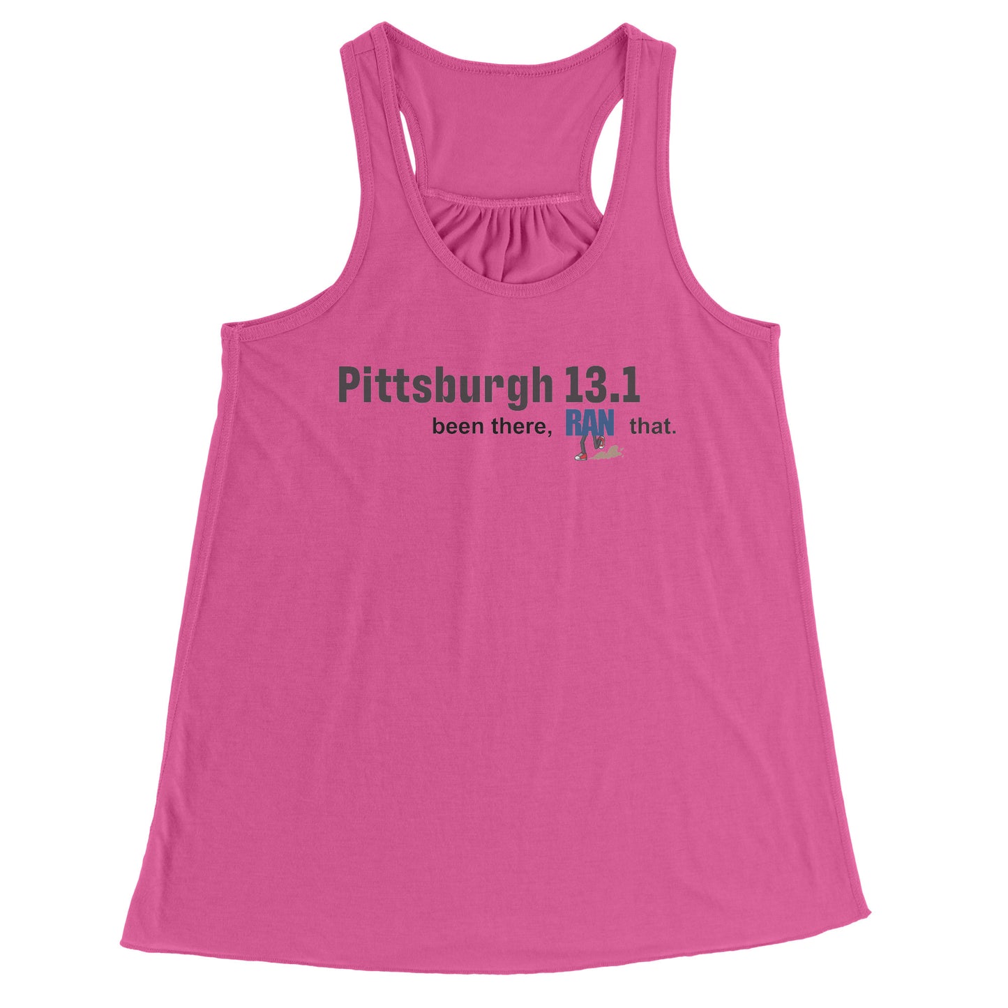 Pittsburgh 13.1 Ladies Flowy Tank