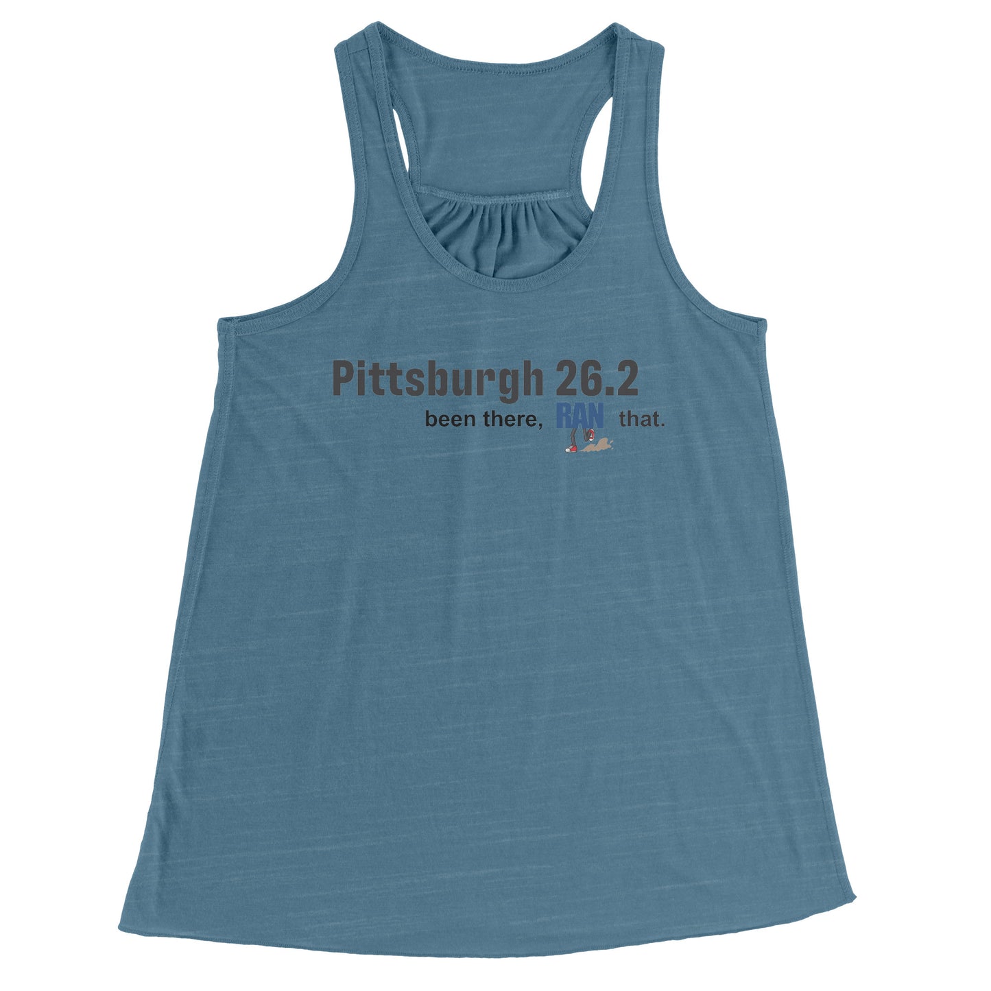 Pittsburgh 26.2 Ladies Flowy Tank