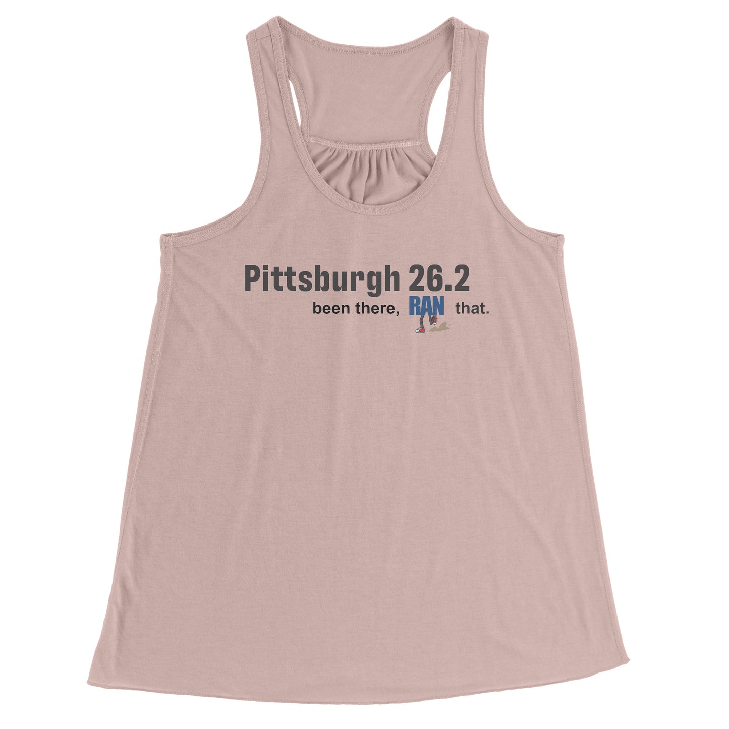 Pittsburgh 26.2 Ladies Flowy Tank