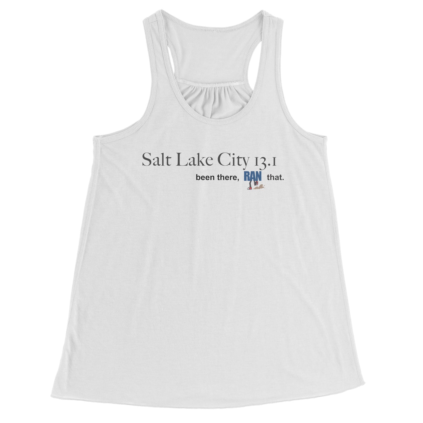 Salt Lake City 13.1 Ladies Flowy Tank