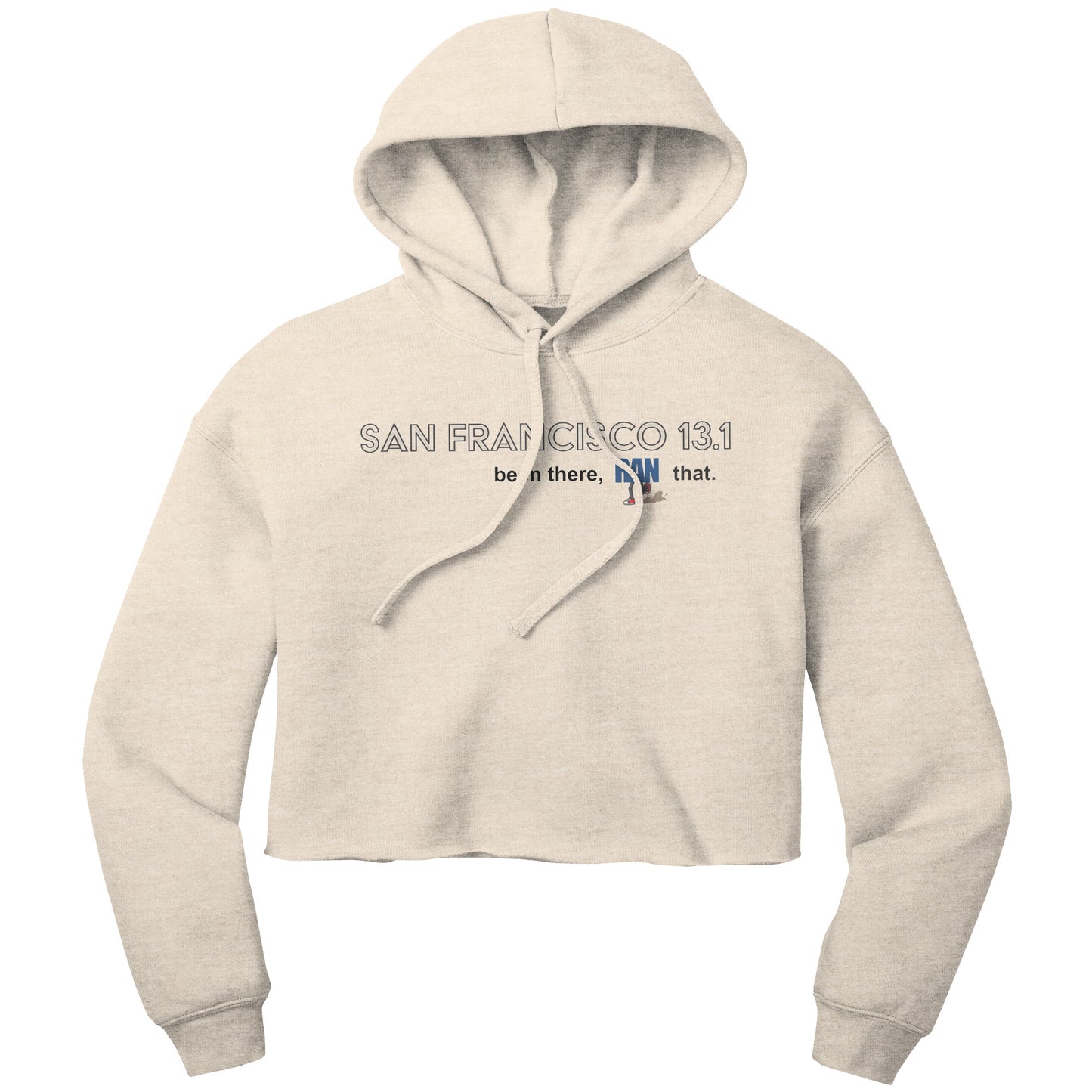 San Fran 13.1 Classic Ladies Crop Hoodie