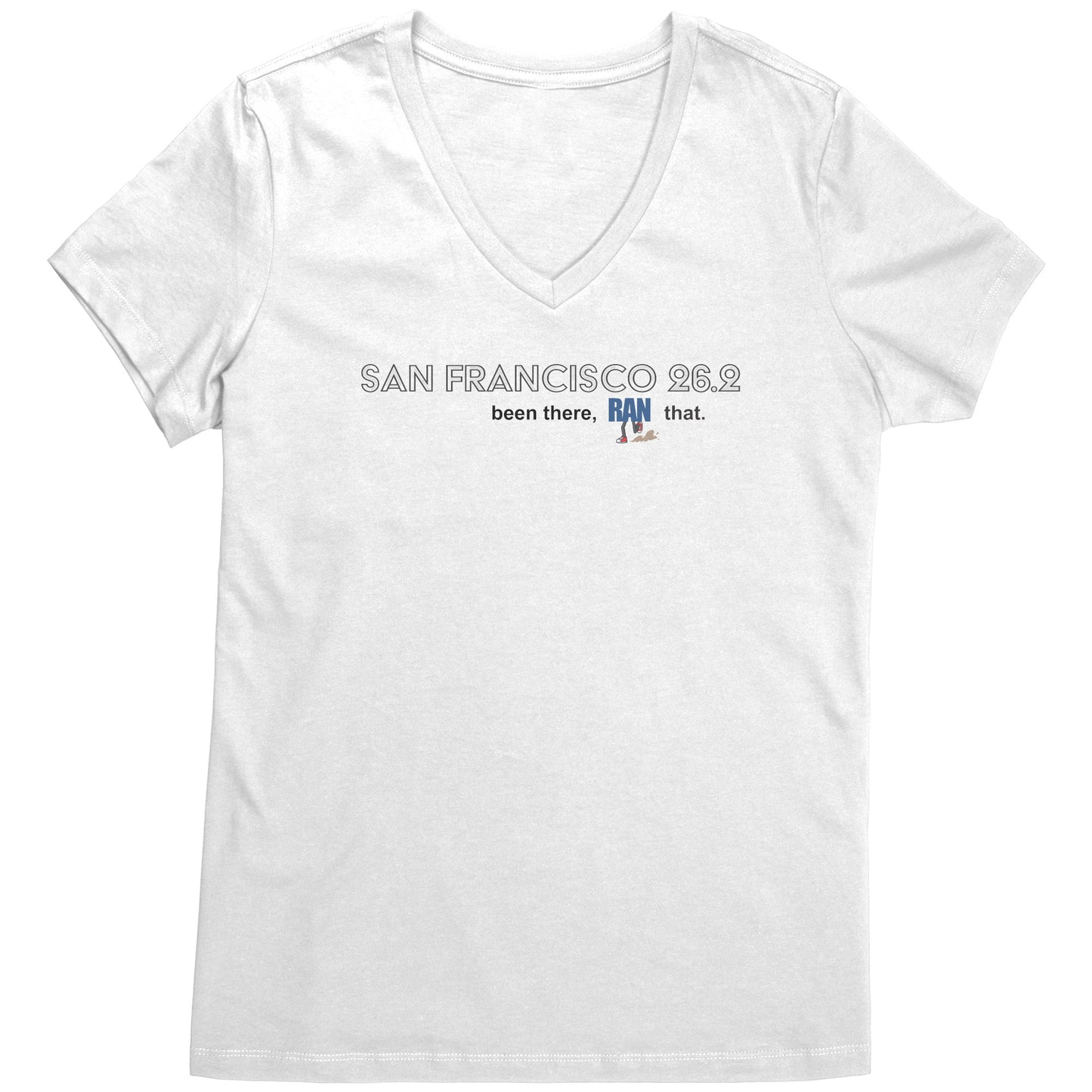 San Fran 26.2 Classic Ladies V-Neck