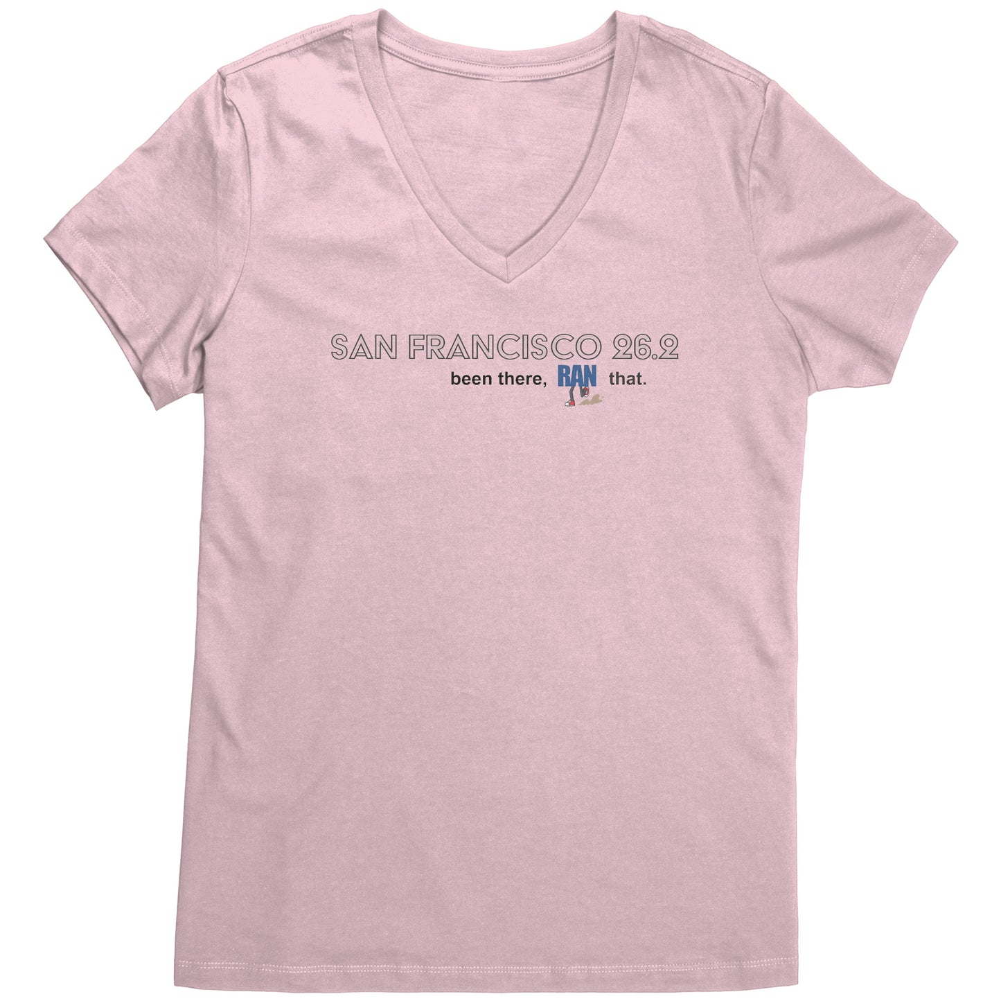 San Fran 26.2 Classic Ladies V-Neck