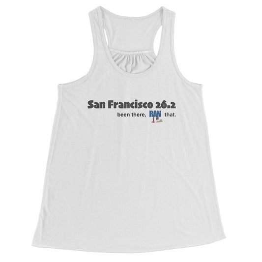 San Fran 26.2 Ladies Flowy Tank