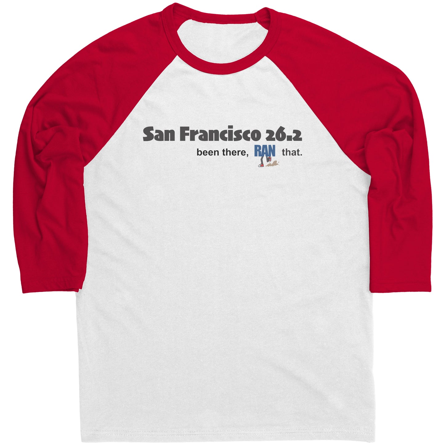 San Fran 26.2 Raglan
