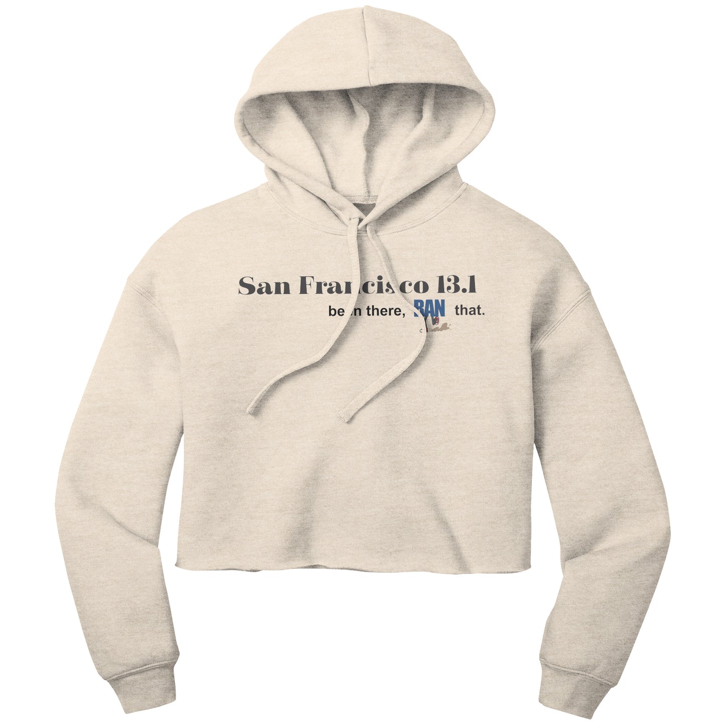 San Francisco 13.1 Ladies Crop Hoodie