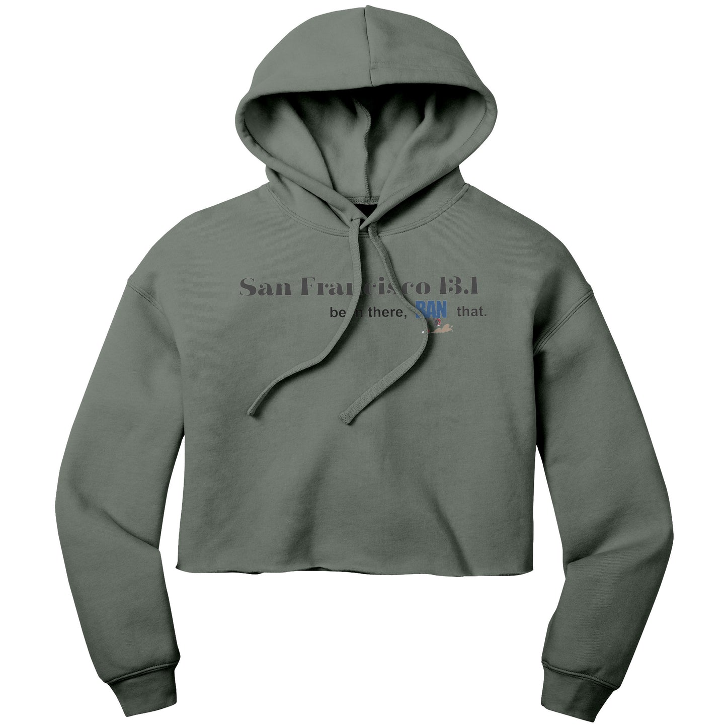 San Francisco 13.1 Ladies Crop Hoodie