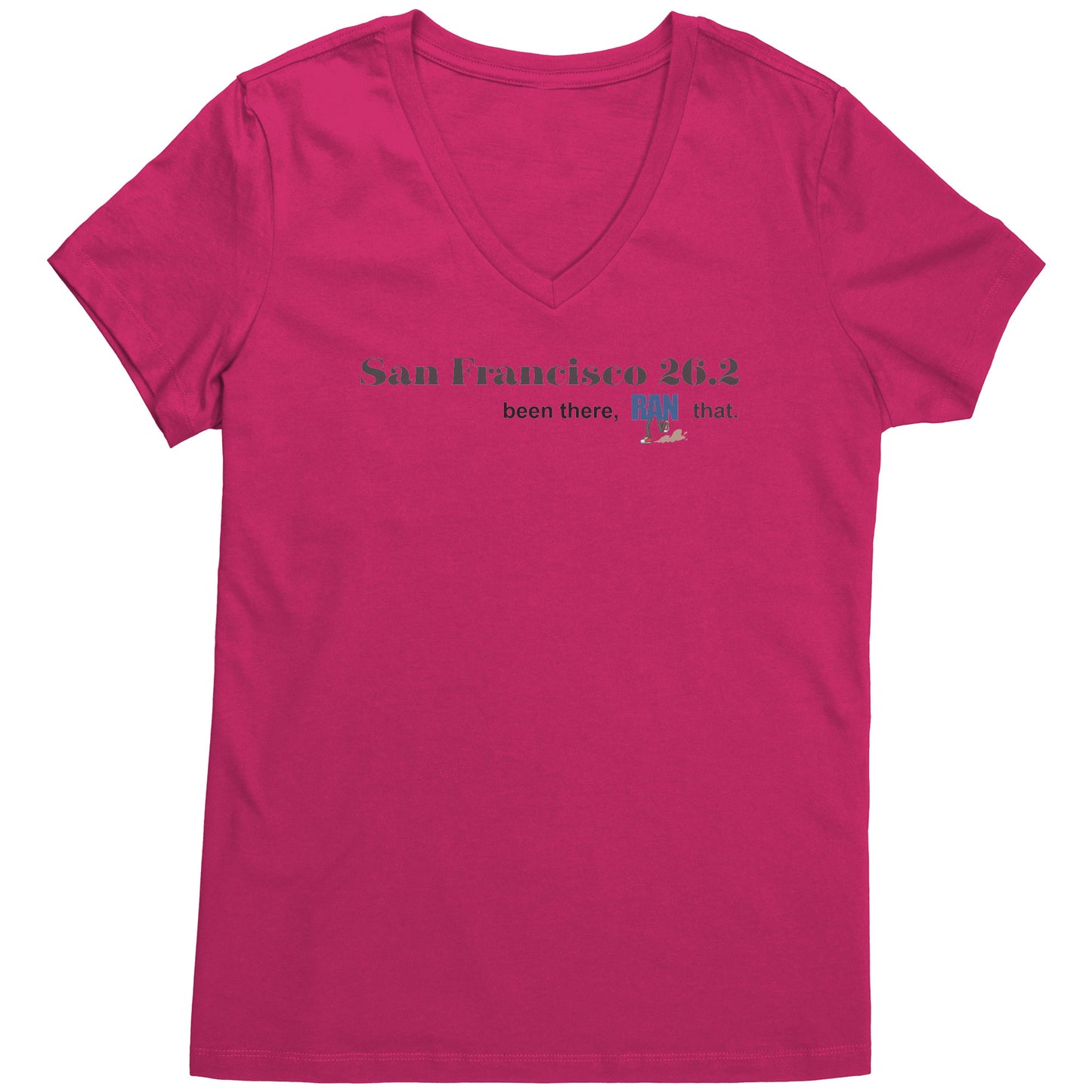 San Francisco 26.2 Ladies V-Neck