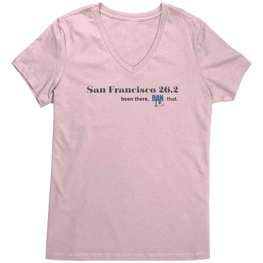 San Francisco 26.2 Ladies V-Neck