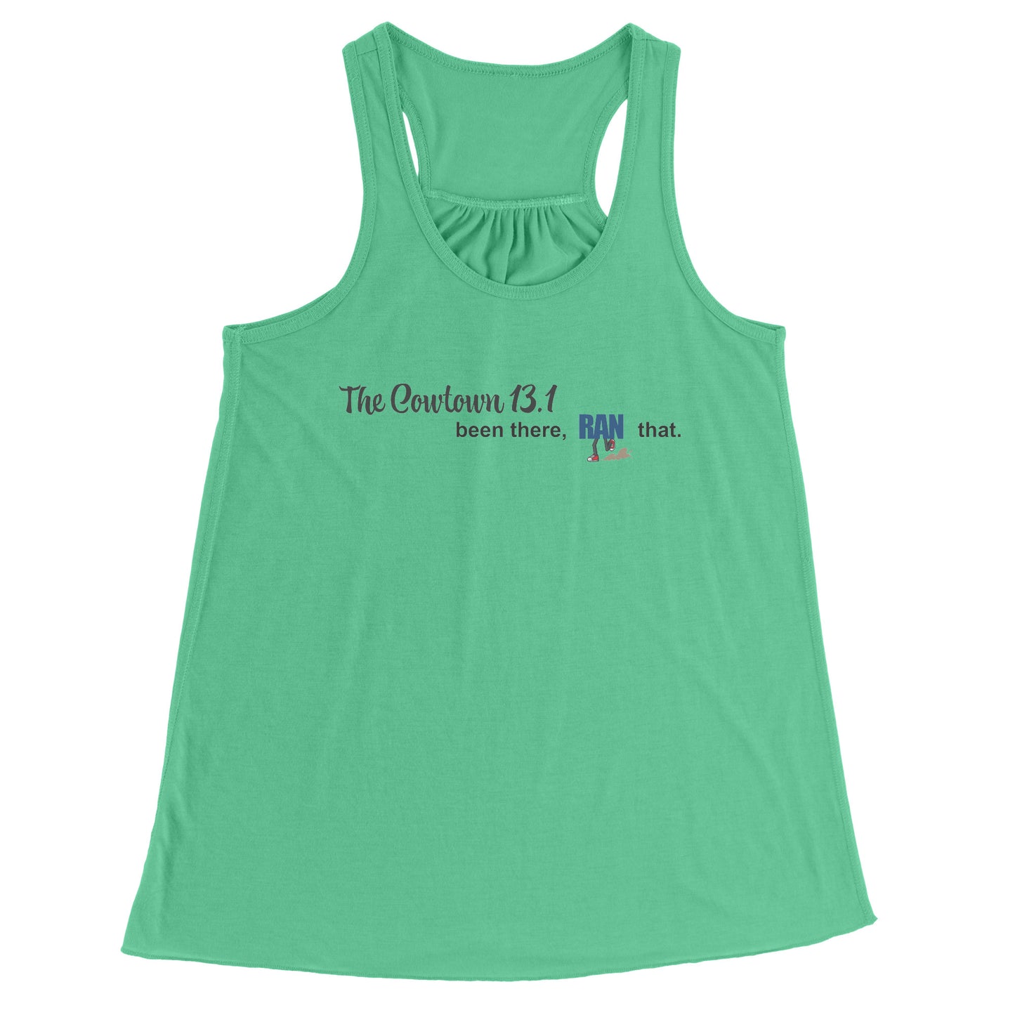 The Cowtown 13.1 Ladies Flowy Tank