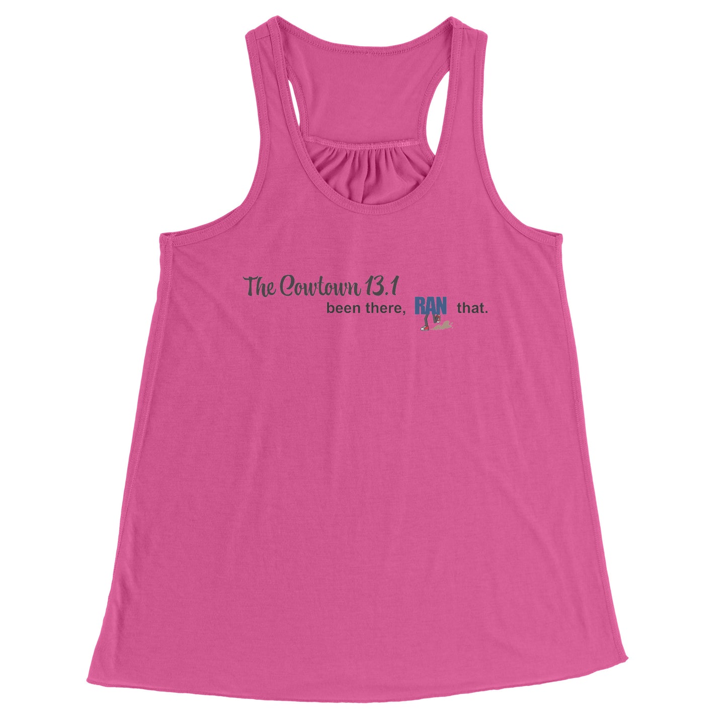 The Cowtown 13.1 Ladies Flowy Tank