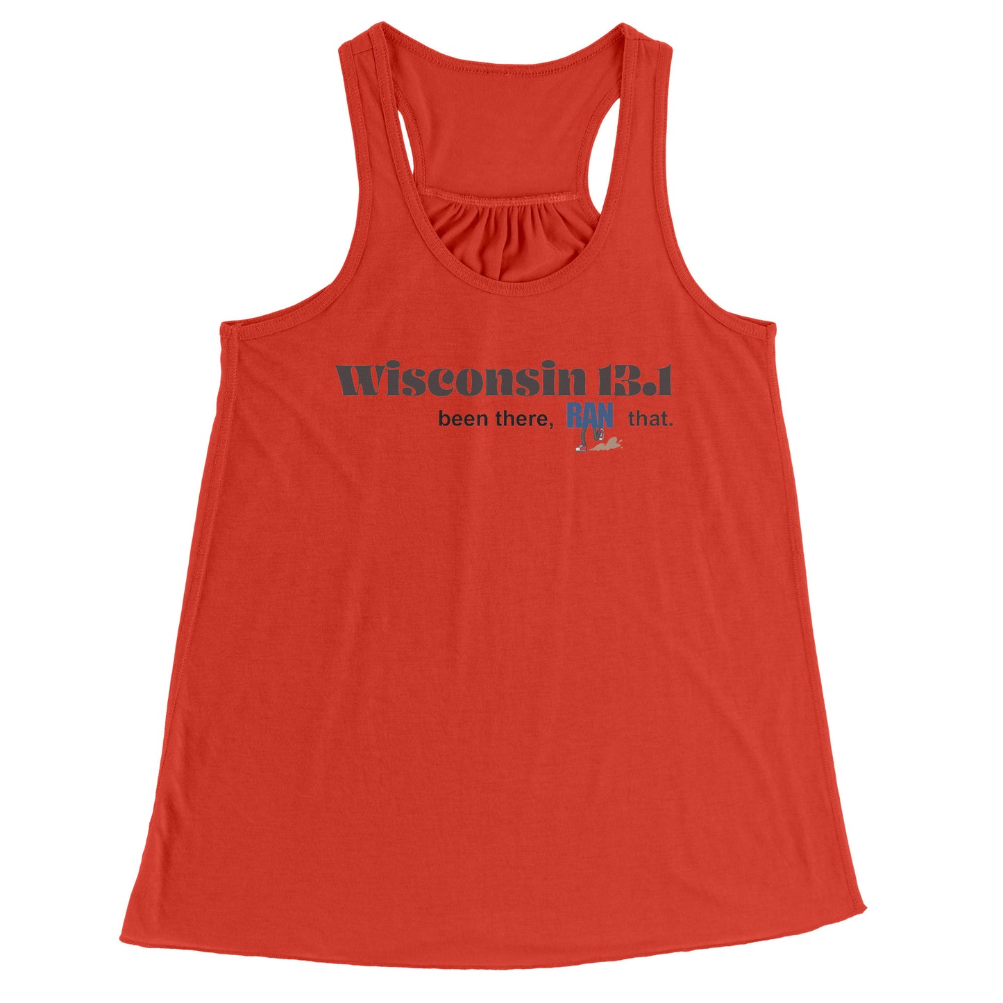 Wisconsin 13.1 Ladies Flowy Tank