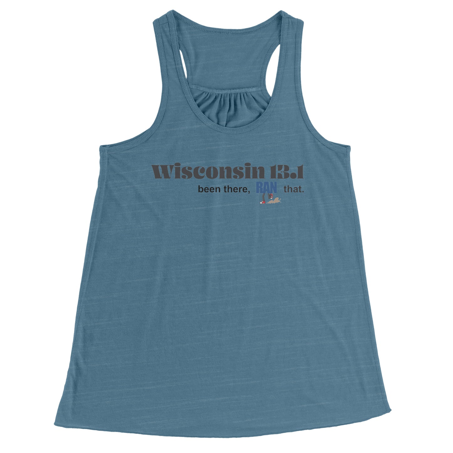 Wisconsin 13.1 Ladies Flowy Tank