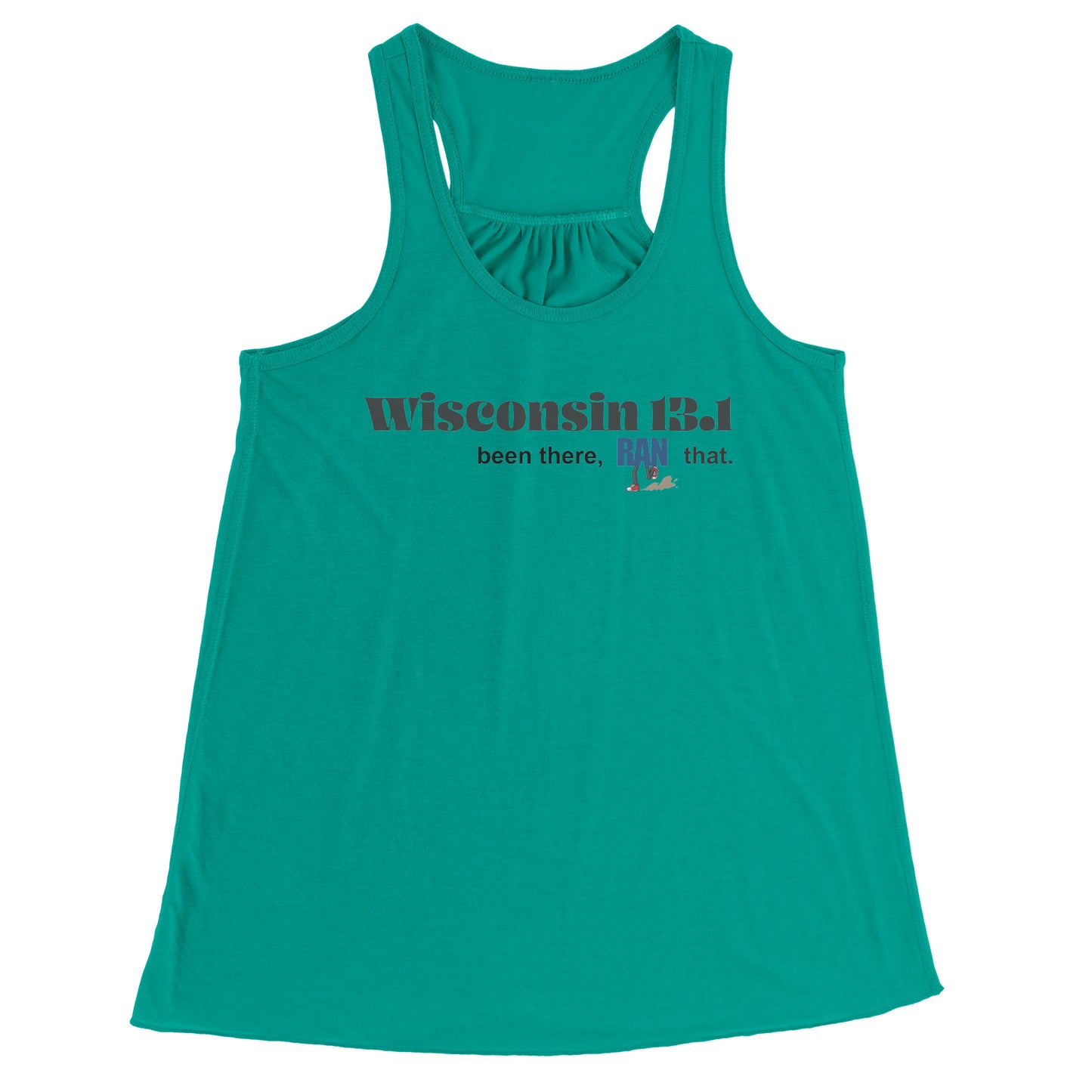 Wisconsin 13.1 Ladies Flowy Tank