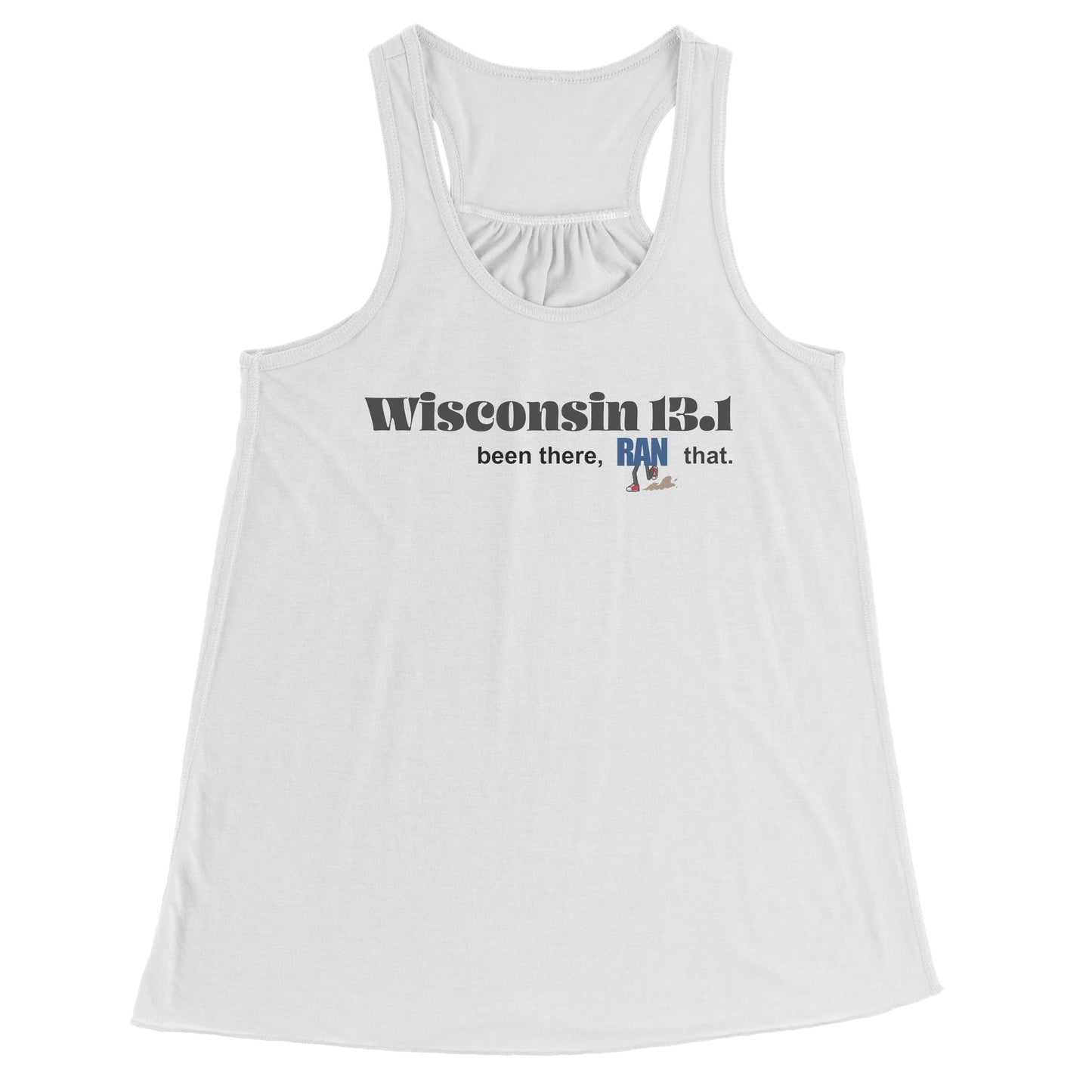 Wisconsin 13.1 Ladies Flowy Tank