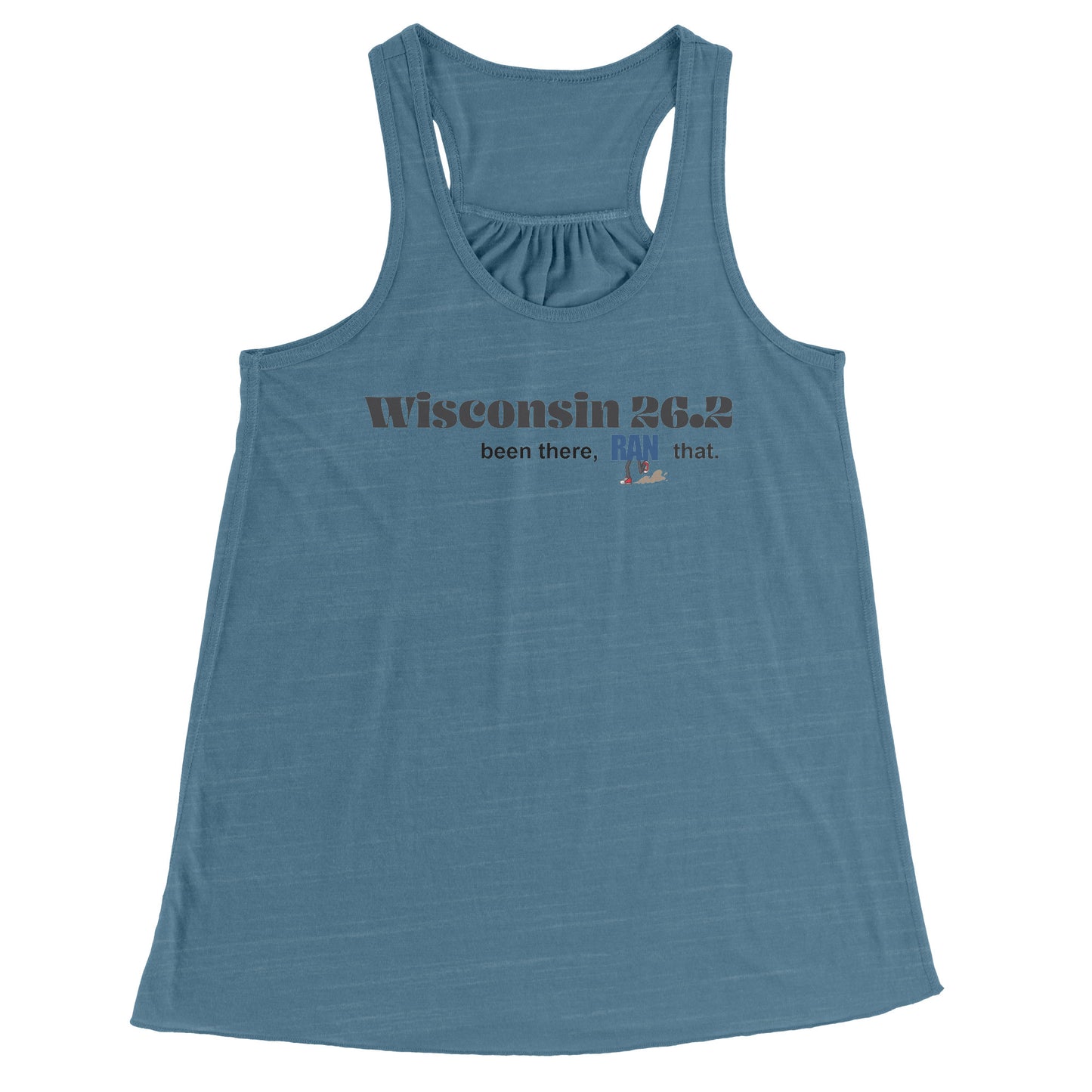 Wisconsin 26.2 Ladies Flowy Tank