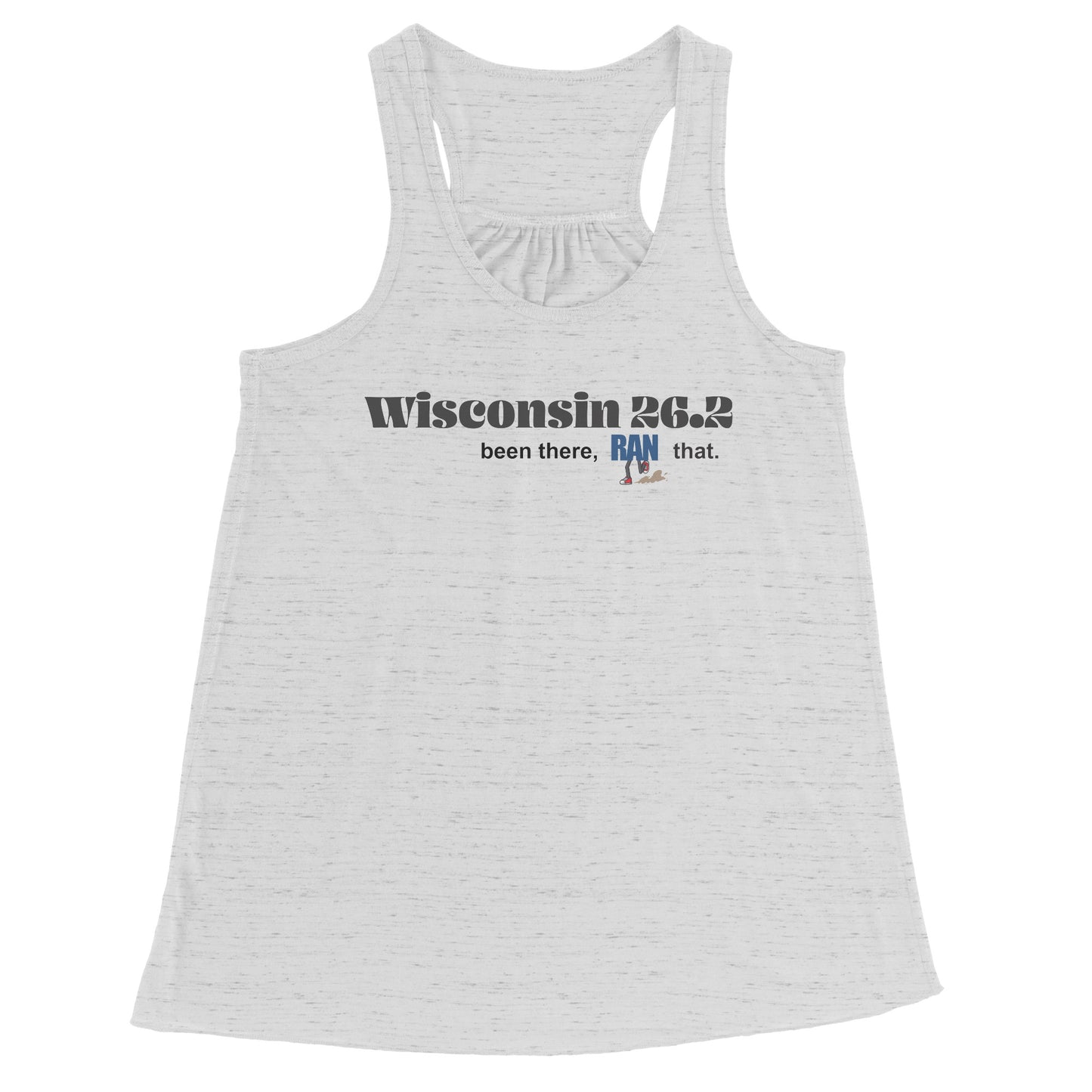 Wisconsin 26.2 Ladies Flowy Tank