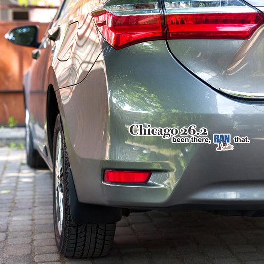 Chicago 26.2 Bubble-free Sticker