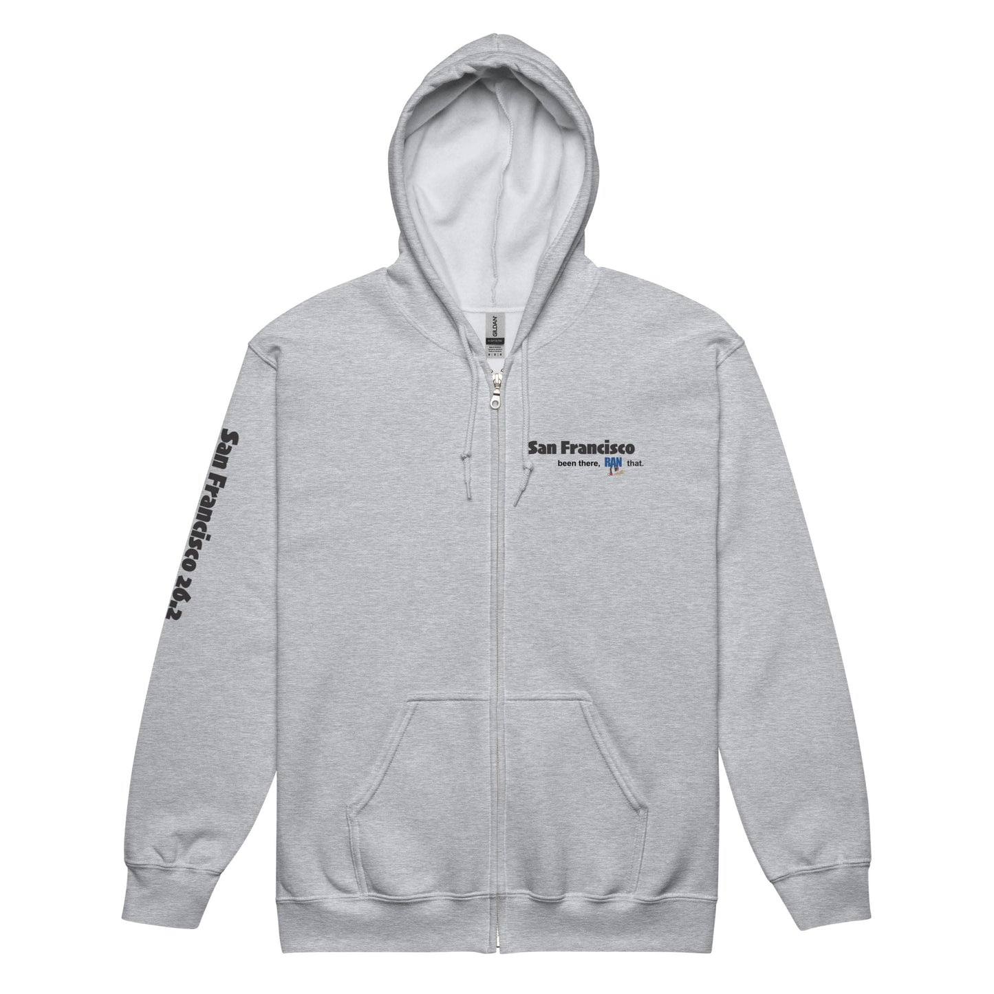 San Francisco 26.2 Unisex heavy blend zip hoodie