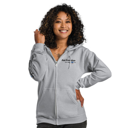 San Francisco 13.1 Unisex heavy blend zip hoodie