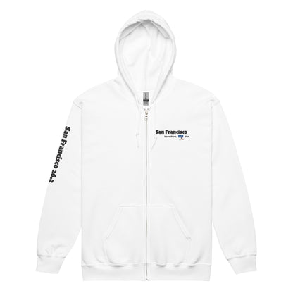 San Francisco 26.2 Unisex heavy blend zip hoodie