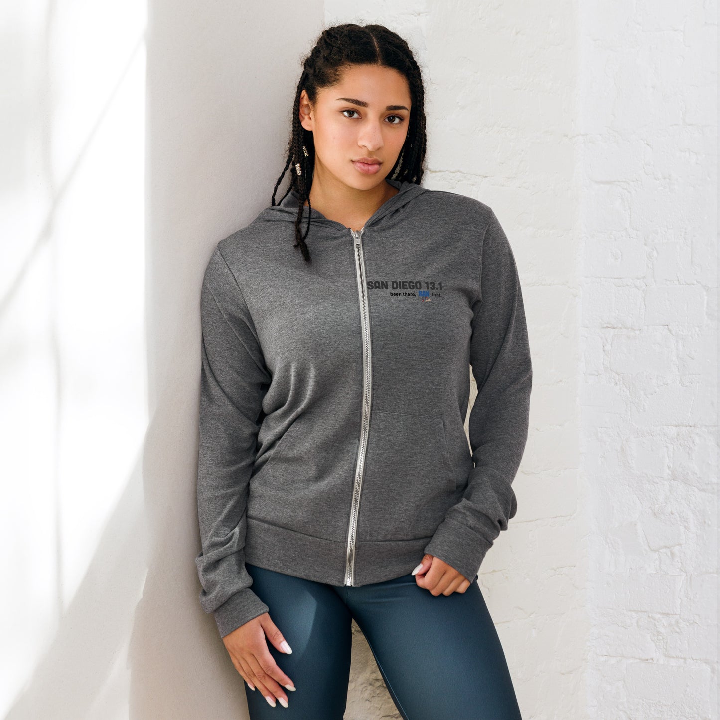 San Diego 13.1 Unisex zip hoodie