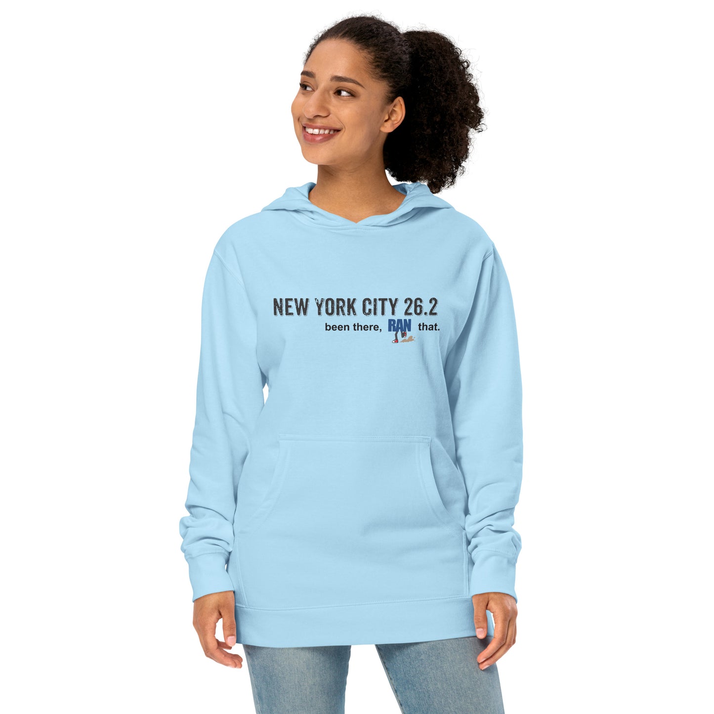 New York City (NYC) 26.2 Unisex Midweight Hoodie