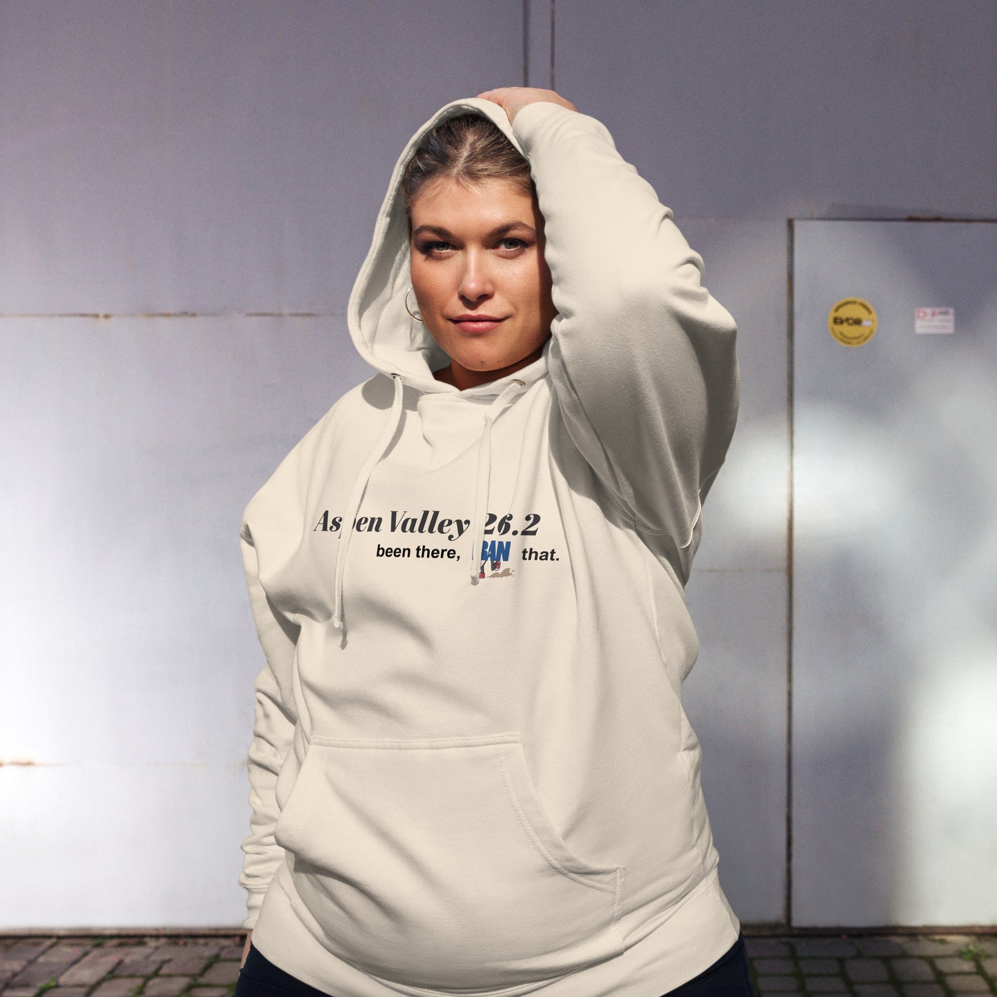 Aspen Valley 26.2 Unisex midweight hoodie