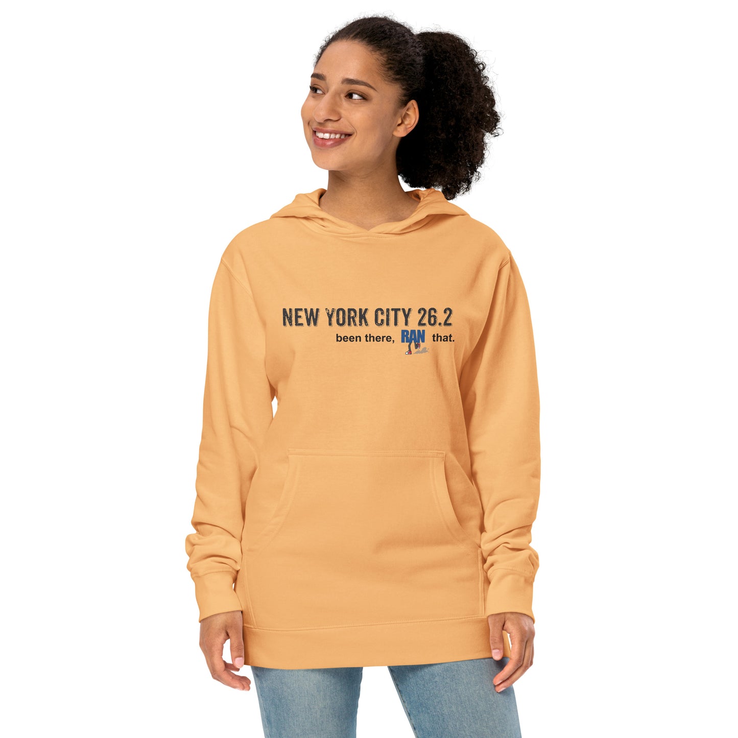 New York City (NYC) 26.2 Unisex Midweight Hoodie