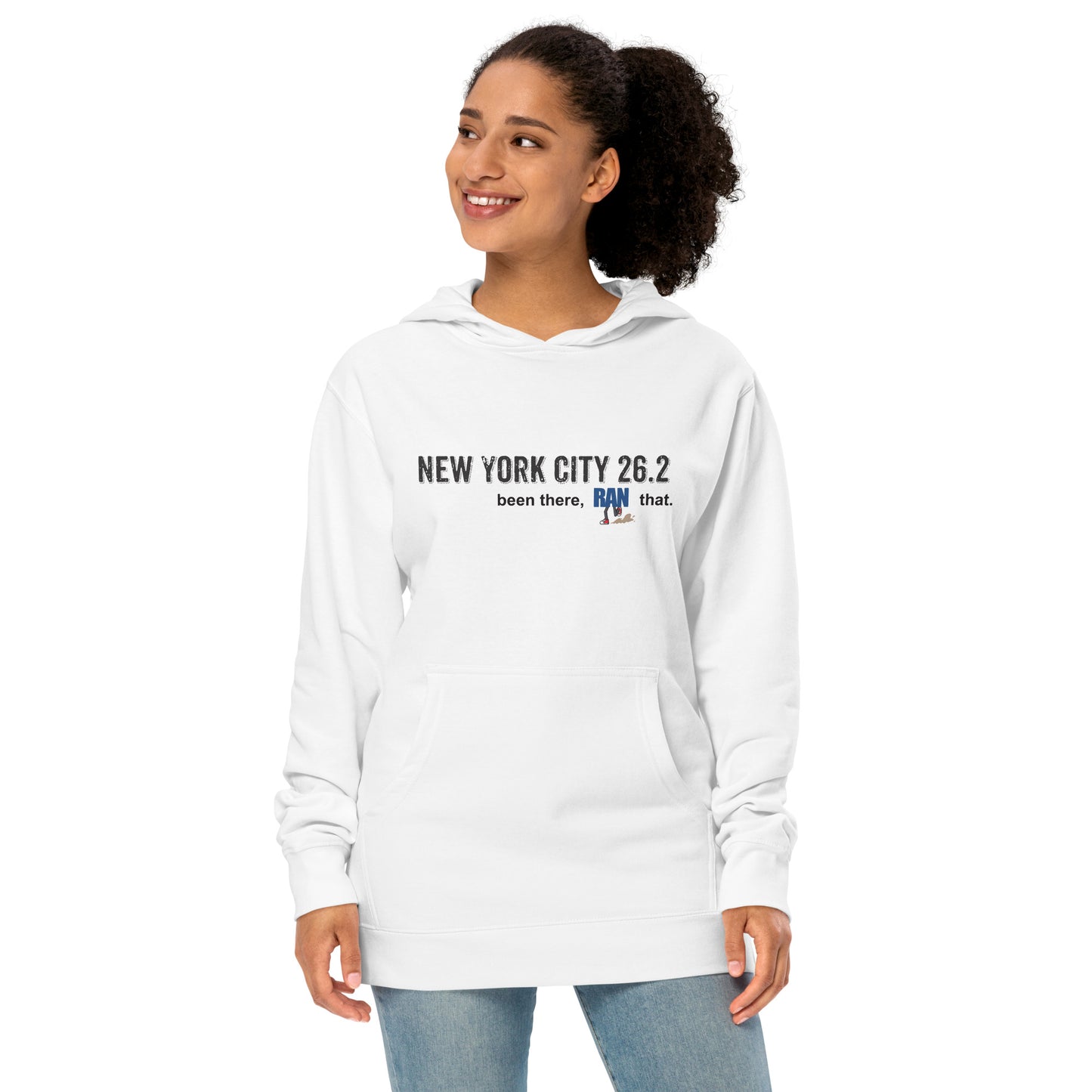 New York City (NYC) 26.2 Unisex Midweight Hoodie