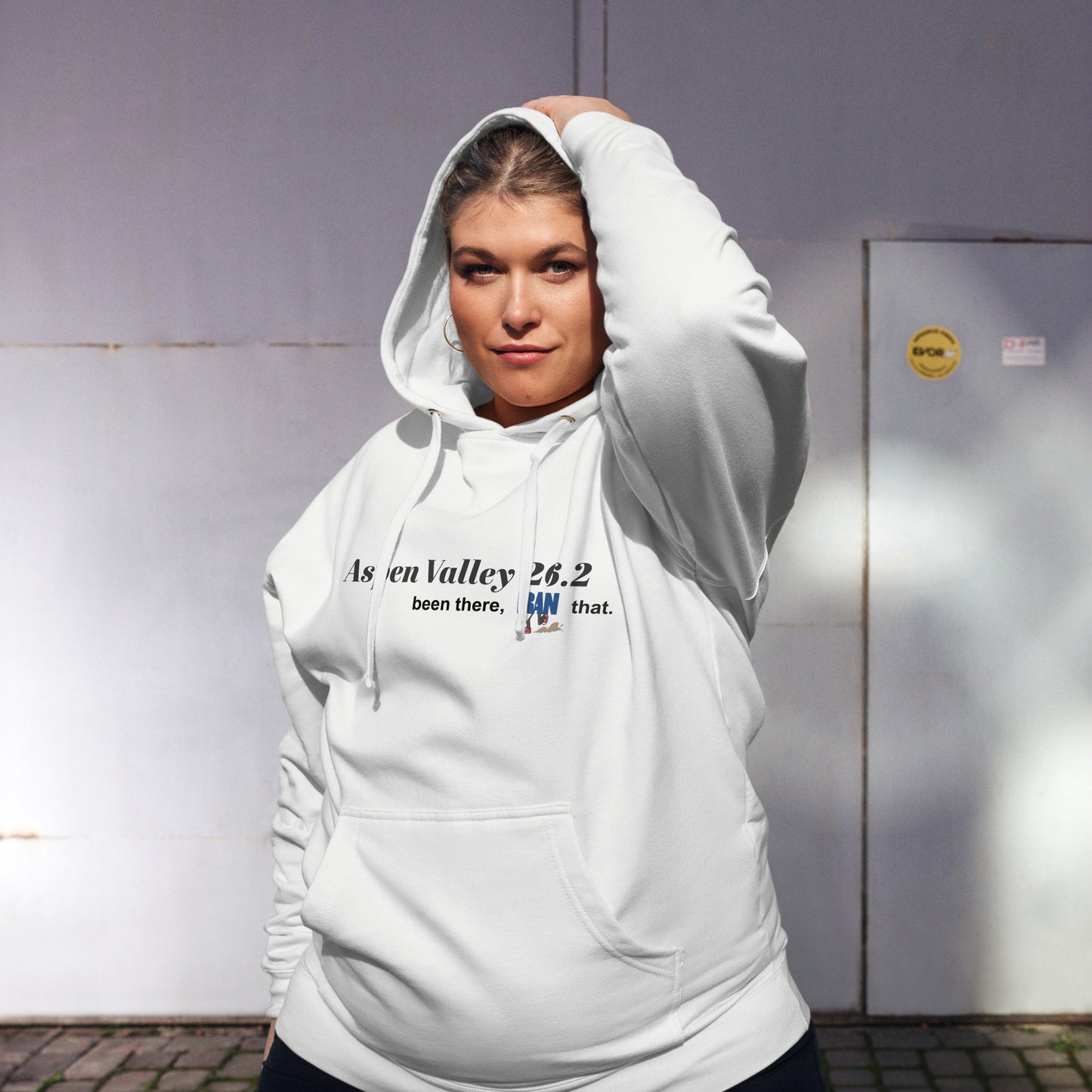 Aspen Valley 26.2 Unisex midweight hoodie