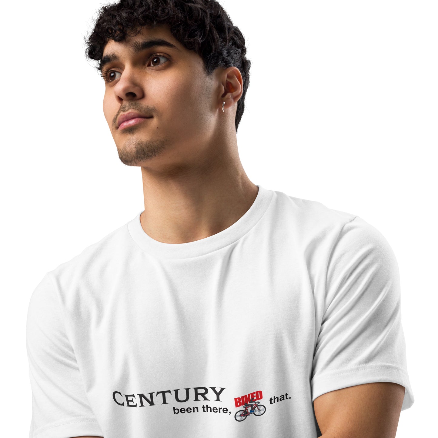 Classic White Century Ride Eco-Friendly T