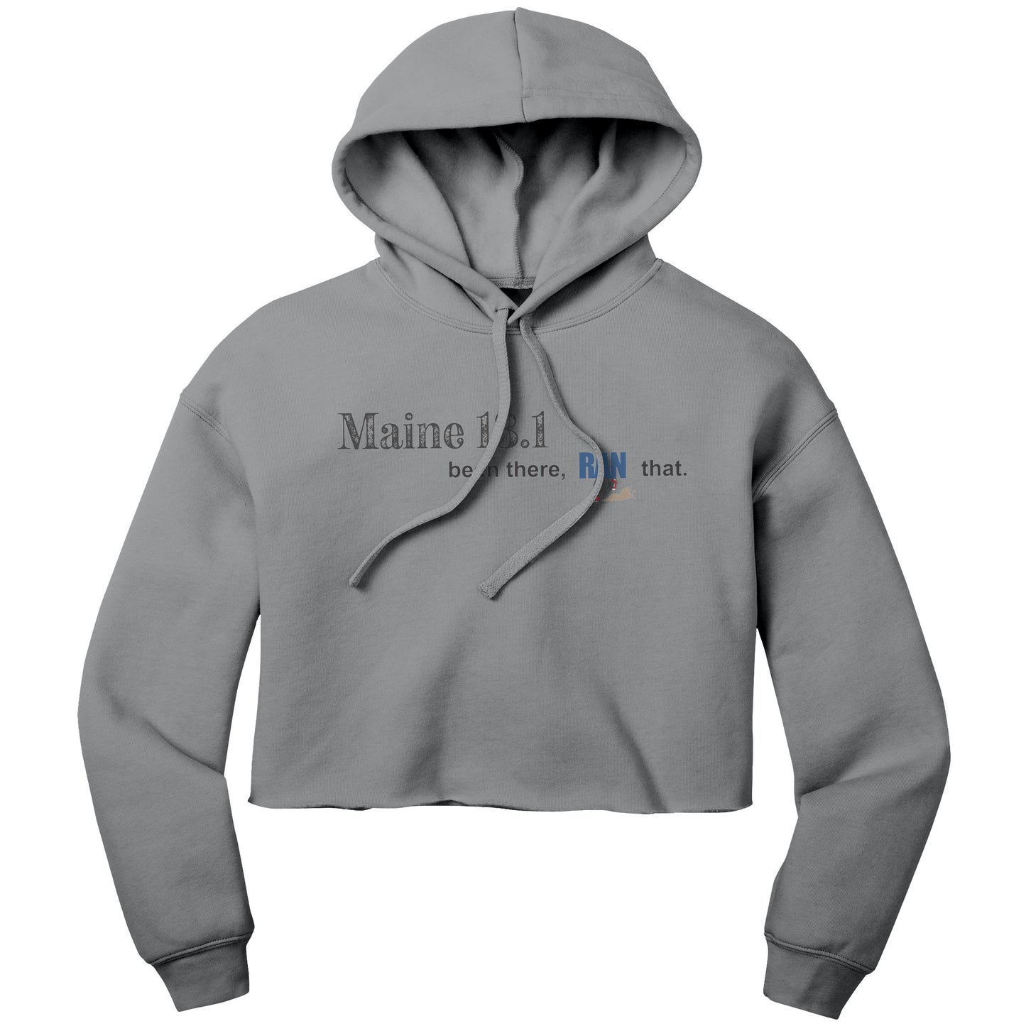 Maine 13.1 Ladies Crop Hoodie