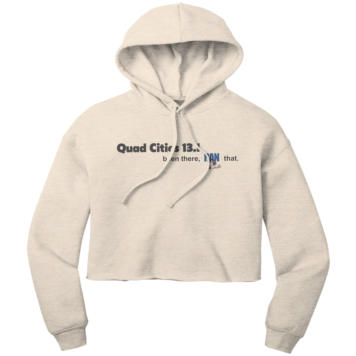 Quad City 13.1 Ladies Crop Hoodie
