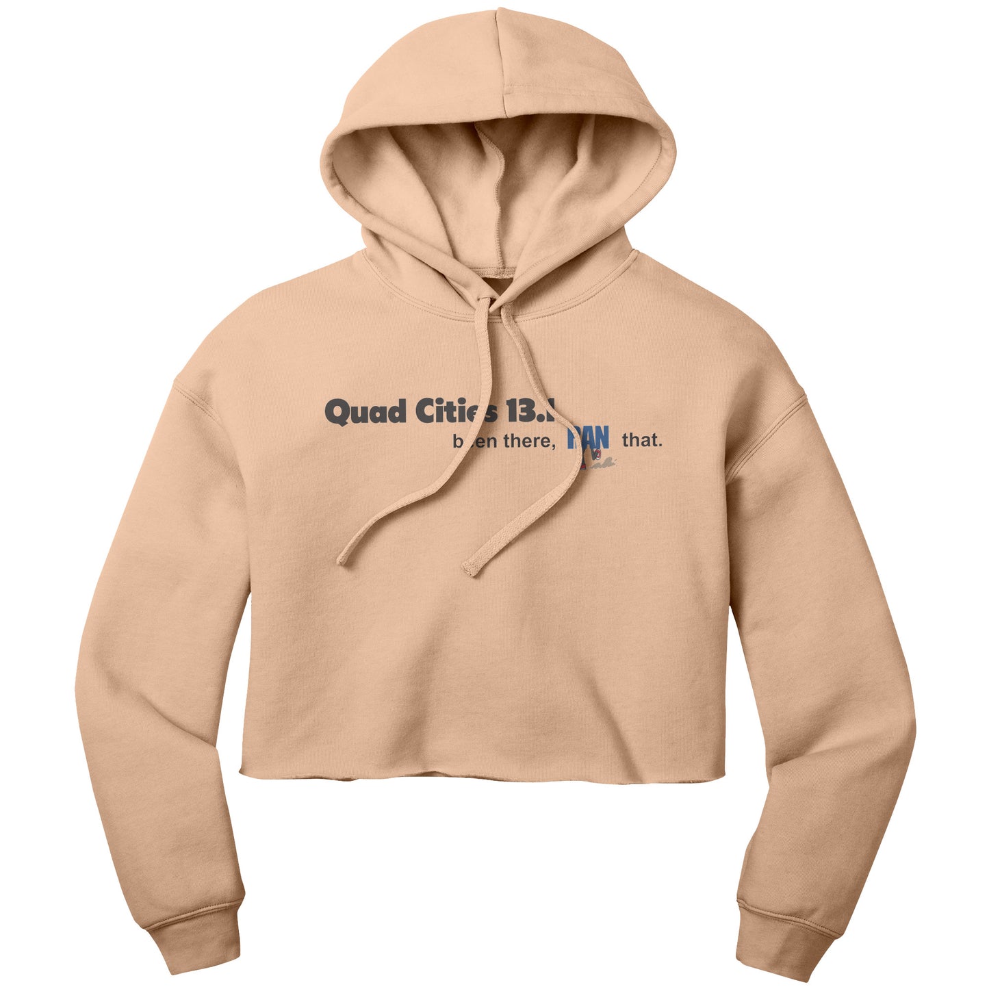 Quad City 13.1 Ladies Crop Hoodie