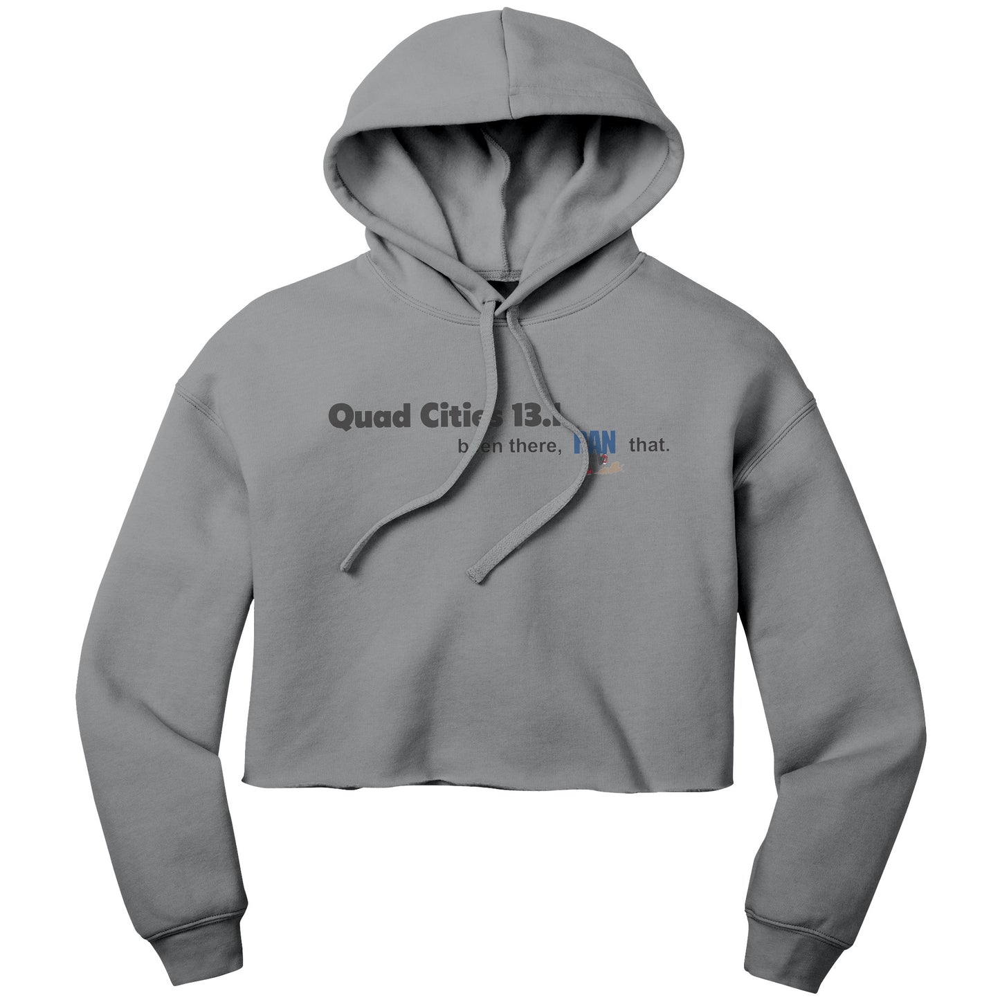 Quad City 13.1 Ladies Crop Hoodie
