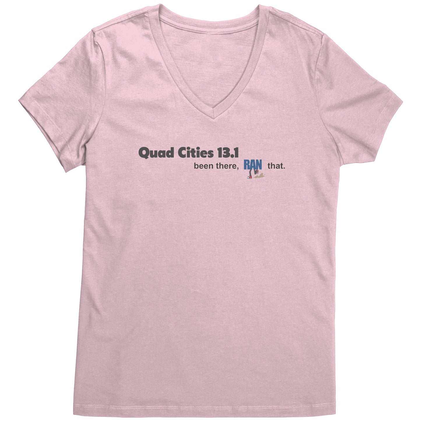 Quad City 13.1 Ladies V-Neck