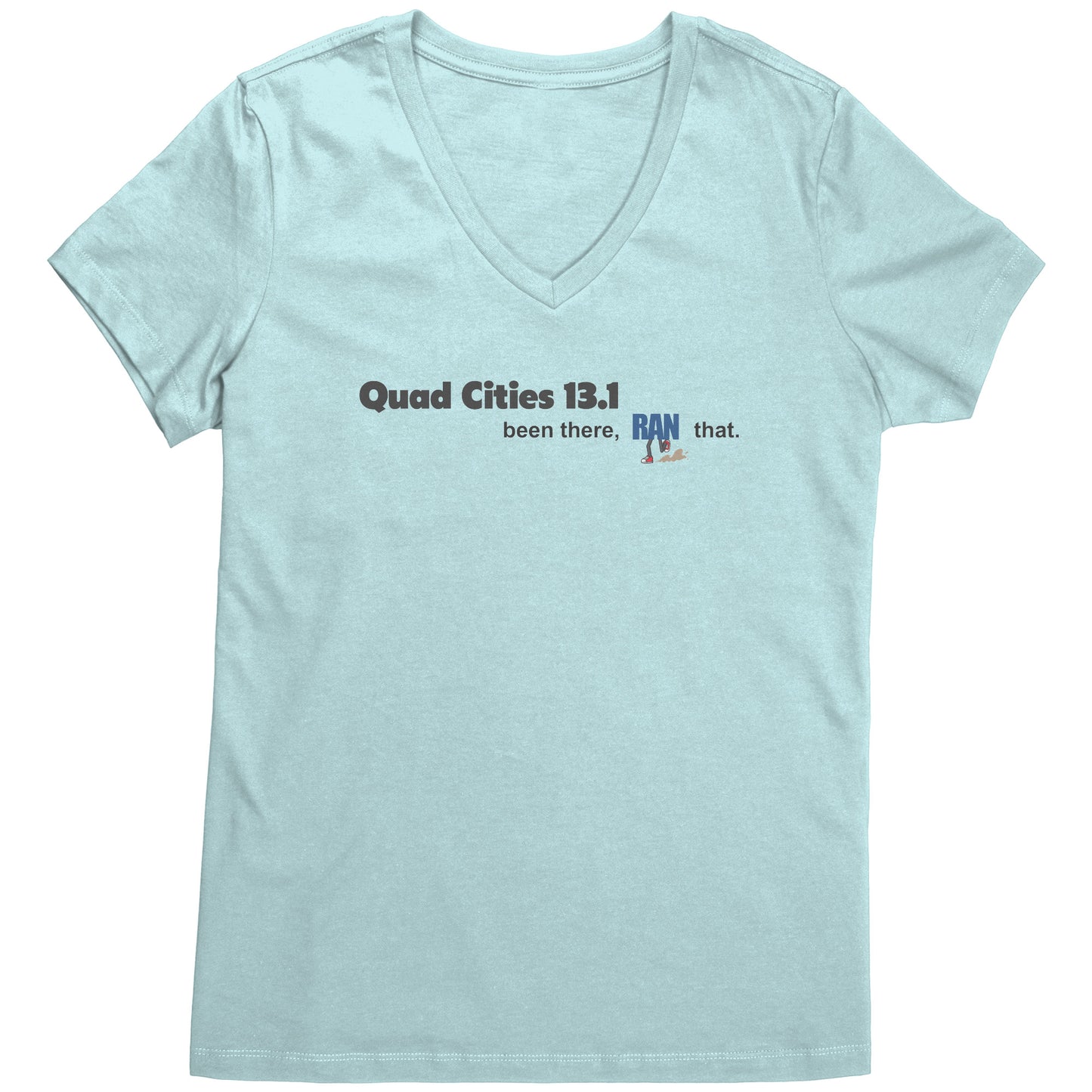 Quad City 13.1 Ladies V-Neck
